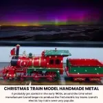 AJ111 Christmas Train Model Handmade Metal 